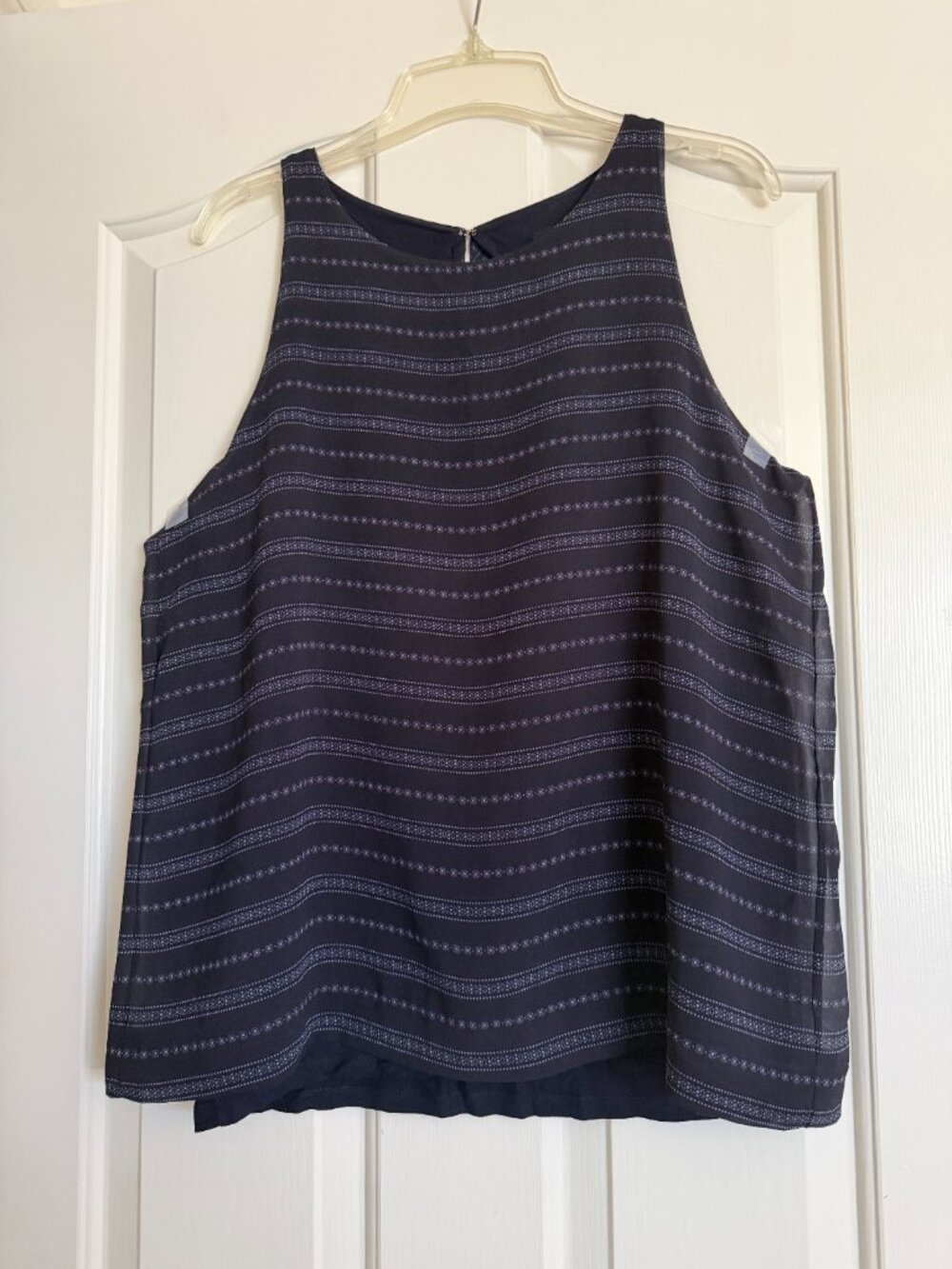 NWT Ann Taylor Size L 2 Layer Tank Top